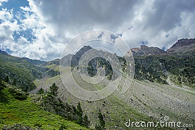 Ordesa Natural Park in the spanish Pyreness Aragon, Spain Stock Photo