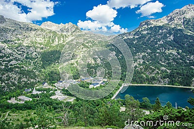 Ordesa Natural Park in the spanish Pyreness Aragon, Spain Stock Photo