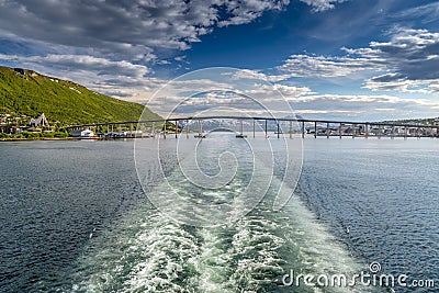 Bridge at Troms Stock Photo