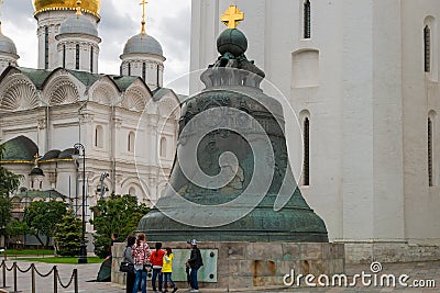 View of the Tsar-bell King Bell Editorial Stock Photo