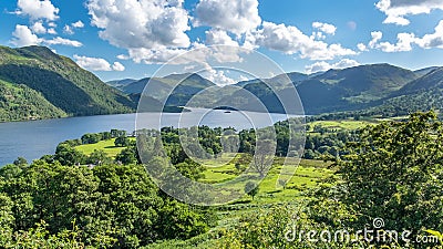 View of Ullswater Lake, Lake District, UK Stock Photo