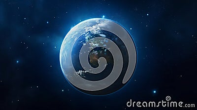 View universe galaxy planet earth global space globe astronomy blue Stock Photo