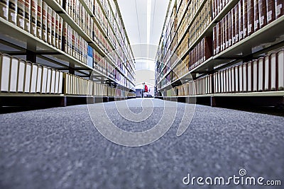 View Of University Library Stock Photo