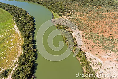 View of the Vaal river - South Africa Stock Photo
