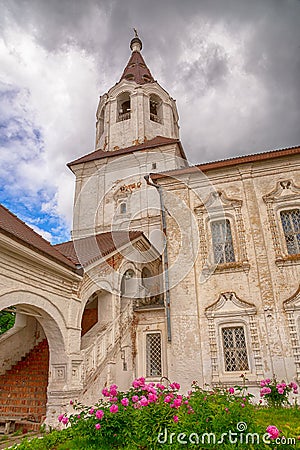 View of the Varvarinsky Church Of the Russian city Stock Photo