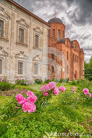 View of the Varvarinsky Church Of the Russian city Stock Photo