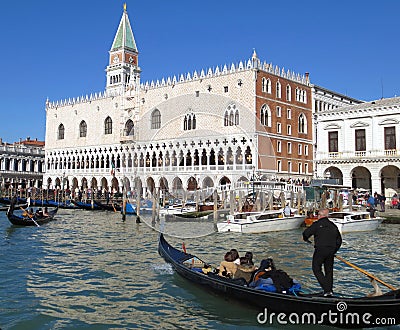 Venice and its canals Editorial Stock Photo