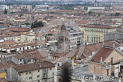 View of Verona, from the Tower of Lamberti Stock Photo