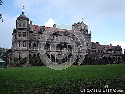 View of Viceregal Lodge now known as Institute of Advance studies, Shimla, Himacal Pradesh, India Stock Photo