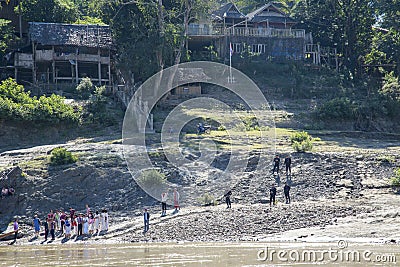Cruising the Salween River Editorial Stock Photo