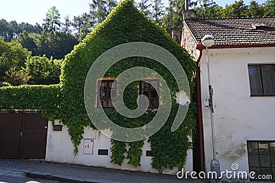 View of the village Karlstein , Czech Republic Stock Photo