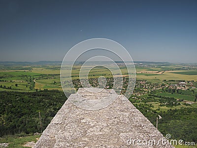 View from the wall of the Fortress above Madara Stock Photo