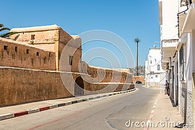 View at the wall in Sale Town - Morocco Editorial Stock Photo