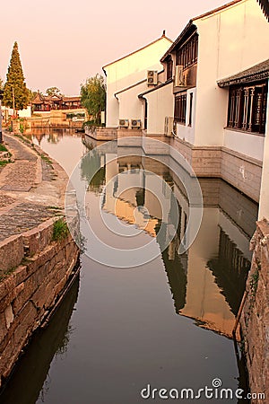 View at the water town-xitang Stock Photo