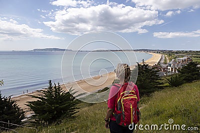 View of weymouth beach Editorial Stock Photo