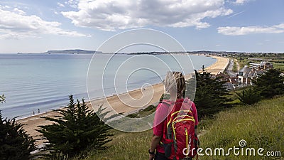 View of weymouth beach Editorial Stock Photo