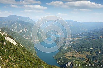 Viewpoint Banjska stena Tara mountain Stock Photo