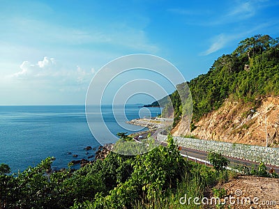 Viewpoint Noen Nang Phaya, Kung Wiman Beach, Chanthaburi Stock Photo