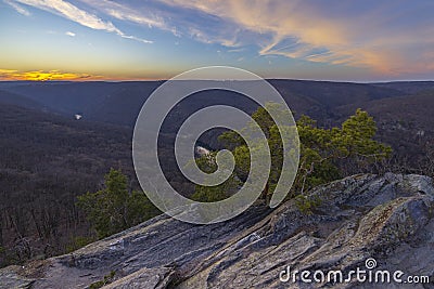 Viewpoint Sealsfielduv kamen near Popice, NP Podyji, Southern Moravia, Czech Republic Stock Photo