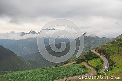 Views of the archaeological complex Sondor, Andahuaylas, Peru Stock Photo