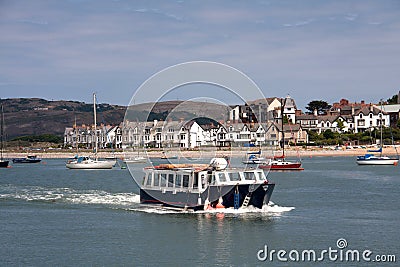 Views from Conwy Marina Stock Photo