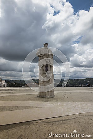 Views of the historic center of Coimbra Stock Photo