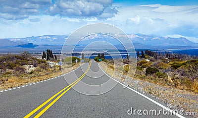 Views of Lago Buenos Aires, Argentina Stock Photo