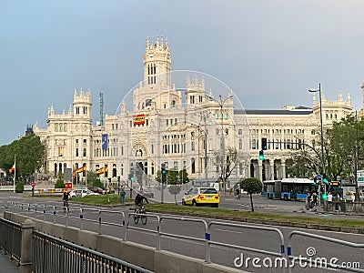 People of Madrid in fase zero after the Covid virus lockdown Editorial Stock Photo