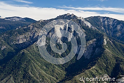 Views from Moro Rock Stock Photo