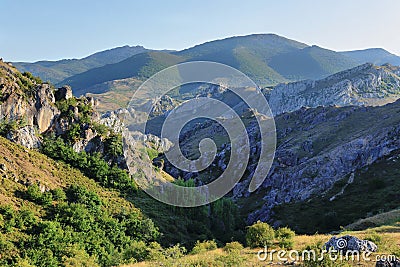 Views near Villafeliz de Babia village, Spain Stock Photo