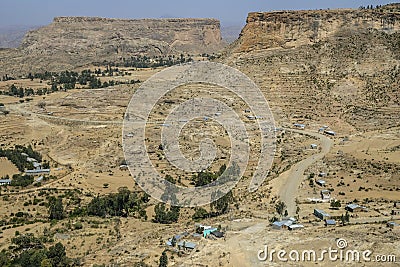 Debre Damo in Tigray, Ethiopia Stock Photo