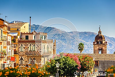 Views of Taormina Stock Photo