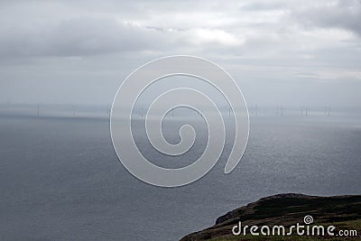 Views from the top of the Great Orme, Llandudno in Conwy Stock Photo