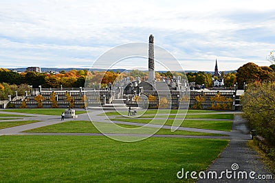 Vigeland Park2, Oslo, Norway Editorial Stock Photo