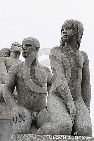 Vigeland Sculpture Park Editorial Stock Photo