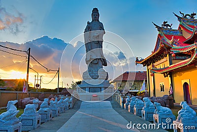 Buddhist Vihara Satya Dharma at Benoa Bali Editorial Stock Photo