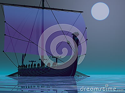 Viking Journey Stock Photo