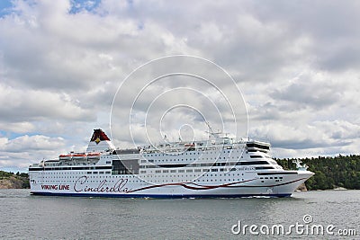 Viking Line Cinderella Editorial Stock Photo