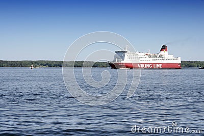 Viking Line Crusie Ship Editorial Stock Photo