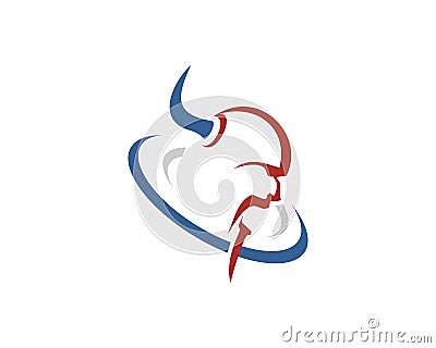 Viking logo Vector Illustration