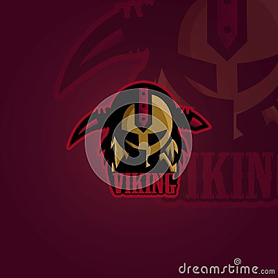 Viking Mascot Vector Stock Photo