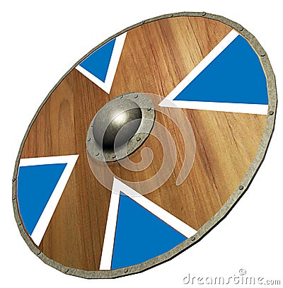 Viking Shield , 3D Stock Photo