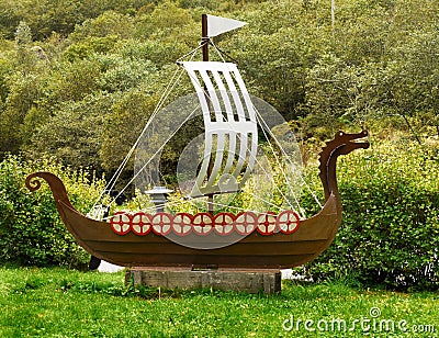 Viking Ship Editorial Stock Photo