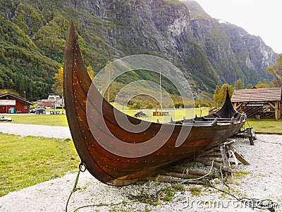Viking Ship Editorial Stock Photo