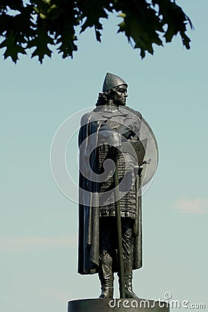 Viking Statue Stock Photo