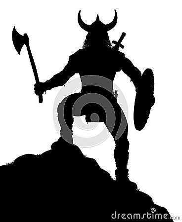 Viking warrior Vector Illustration