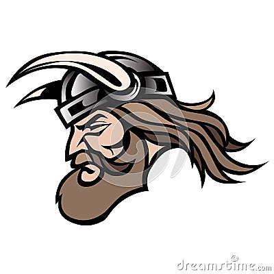 Viking warrior in vector format Vector Illustration