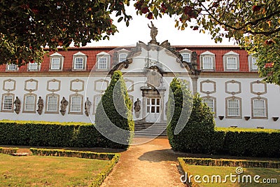 Vila Flor Palace in Guimaraes Stock Photo