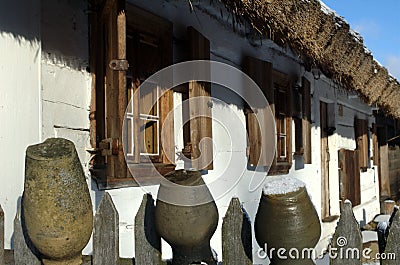 Vilage old house Stock Photo