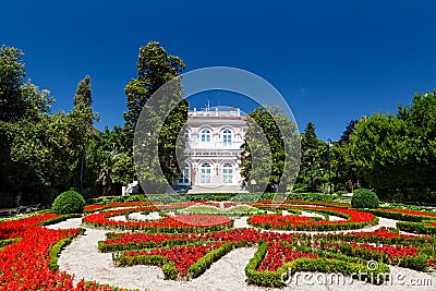 Villa Angiolina in Opatija Stock Photo